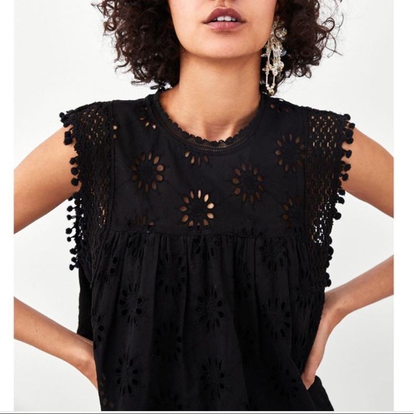 Zara Tops - Zara TRF Eyelet Tank Top